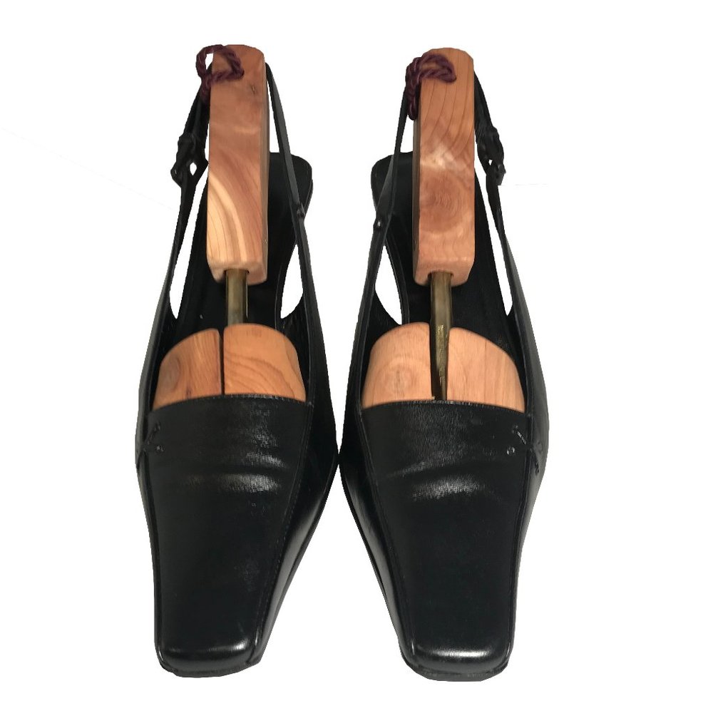 Gucci Leather Black Heels Size 7B